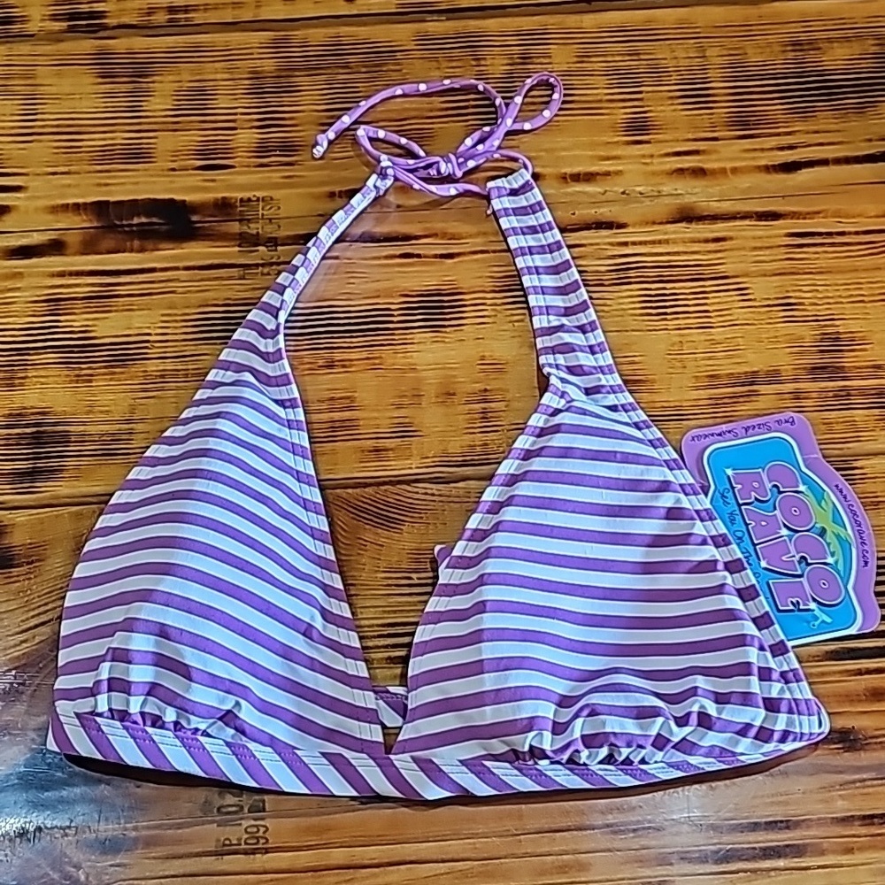 Coco RAVE bikini top size XL 38 C cup NWT